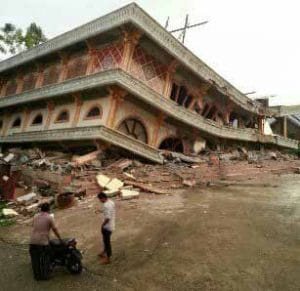 Gempa Bumi 6,4 SR di Pidie Jaya,Aceh , Rabu (07/12). MTD/istimewa