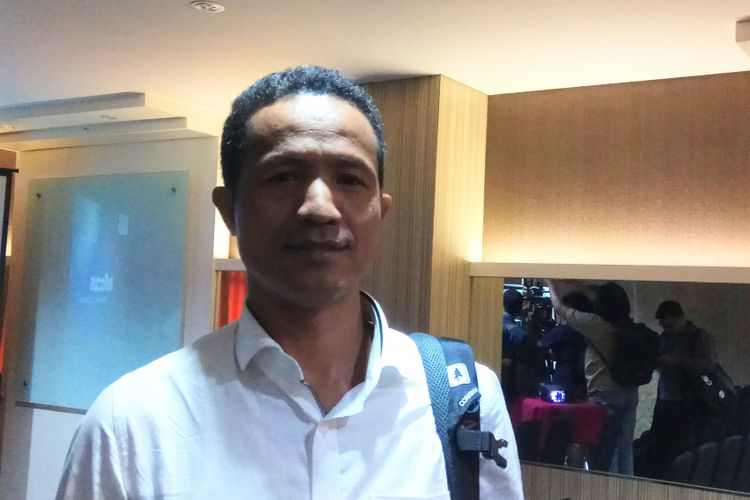 Peneliti Forum Masyarakat Peduli Parlemen Indonesia (Formappi) Lucius Karus Ketika Ditemui di Jakarta, Senin (14/8/2017).(KOMPAS.com/ Moh Nadlir)