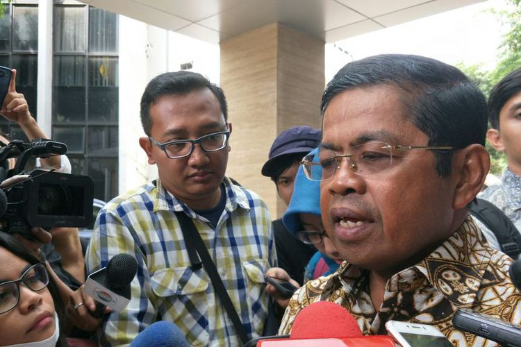 Sekretaris Jenderal DPP Golkar, Idrus Marham ketika ditemui di kantor DPP Golkar, Jakarta Barat, Senin (20/11/2017).(KOMPAS.com/ MOH NADLIR)
