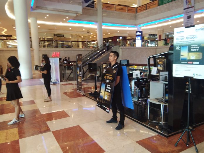 Event XL Prioritas yang berlangsung di Sun Plaza, Kamis (30/11/2017)