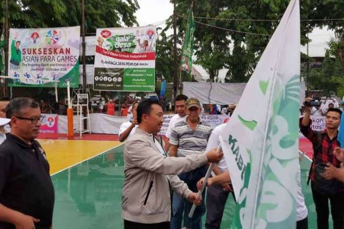 Tujuan sosialiasi Asian Para Games untuk memberikan informasi lebih kepada masyarakat jika Indonesia bertindak sebagai tuanrumah pesta olahraga atlet penyandang disabilitas.