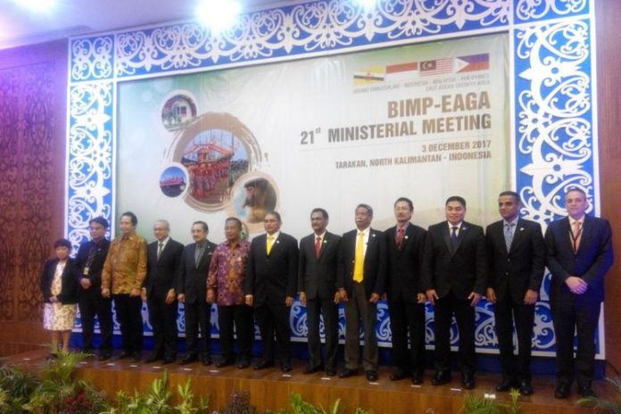 Pertemuan Tingkat Menteri Brunei Darussalam-Indonesia-Malaysia-Philippines East ASEAN Growth Area (BIMP-EAGA) di Tarakan, Kalimantan Utara, Minggu (3/12/2017).(KOMPAS.com/SAKINA RAKHMA DIAH SETIAWAN)