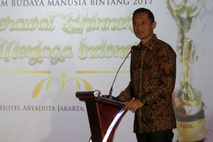 Agus Harimurti Yudhoyono dalam sebuah acara di sebuah hotel di Jakarta Pusat. Sabtu (29/7/2017)(Kompas.com/Robertus Belarminus)