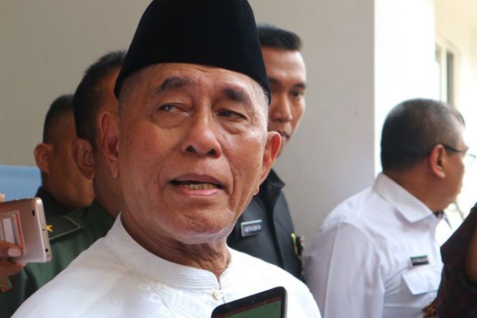 Menteri Pertahanan RI, Ryamizard Ryacudu ketika ditemui di Pondok Pesantren Al-Hikam, Depok, Jawa Barat, Selasa (31/10/2017).(KOMPAS.com/ MOH NADLIR)
