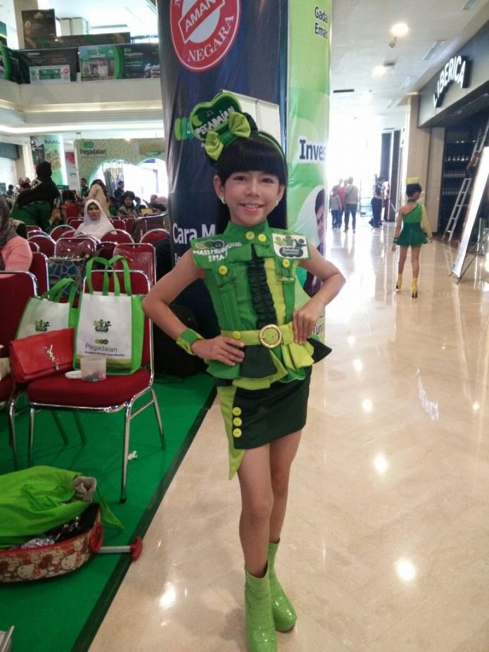 jasmine pemenang kid fashion show