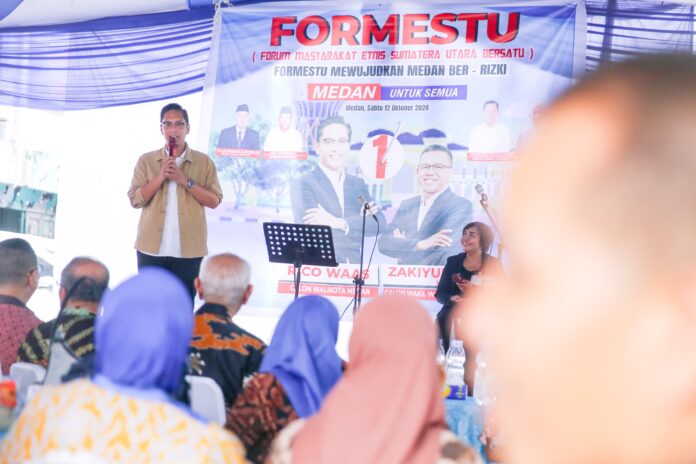 Forum Masyarakat Etnis Sumatera Utara Bersatu Nyatakan Dukungan ke Rico Waas di Pilkada Medan