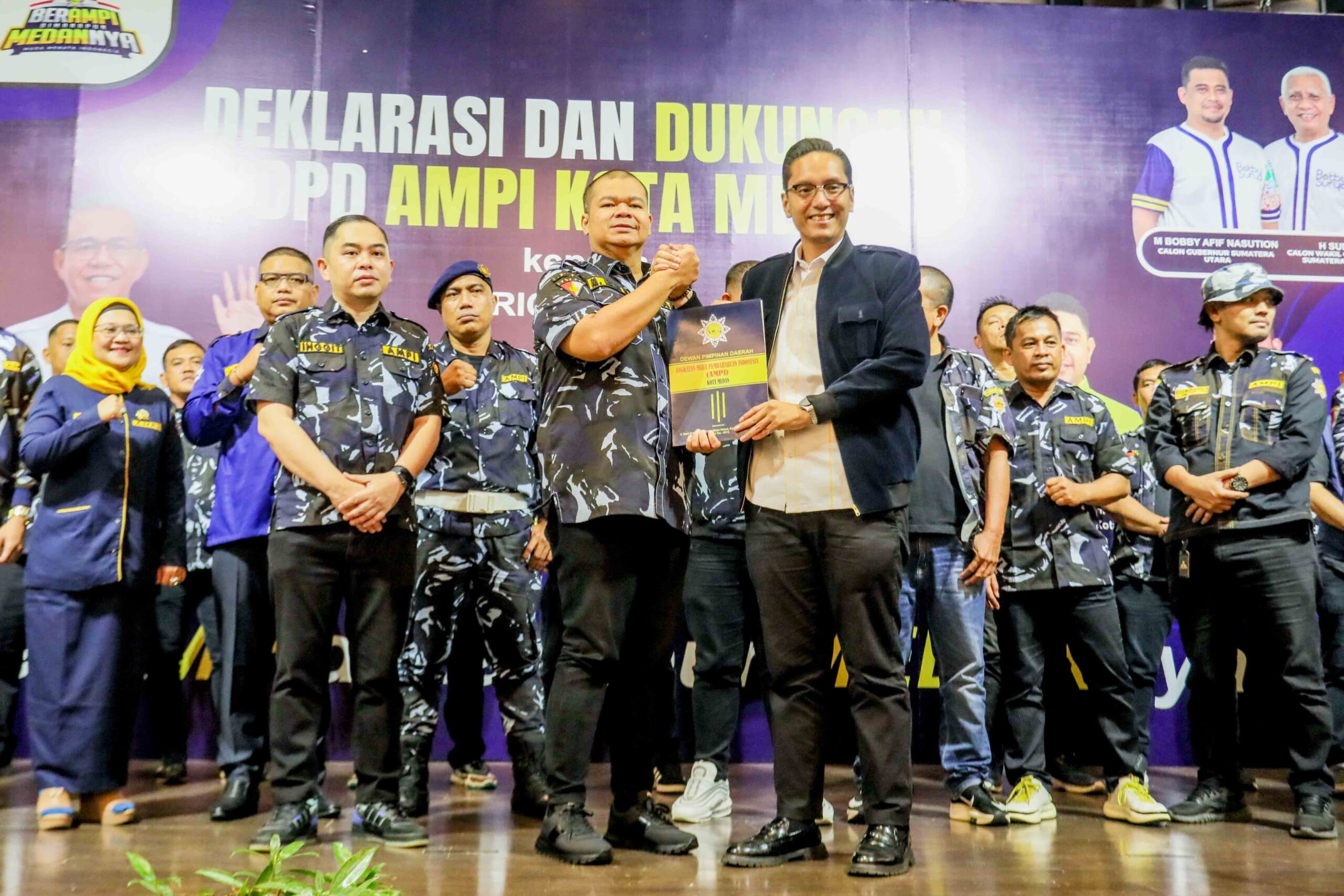 DPD AMPI Kota Medan Deklarasikan Dukungan Kepada Rico Waas di Pilkada 2024