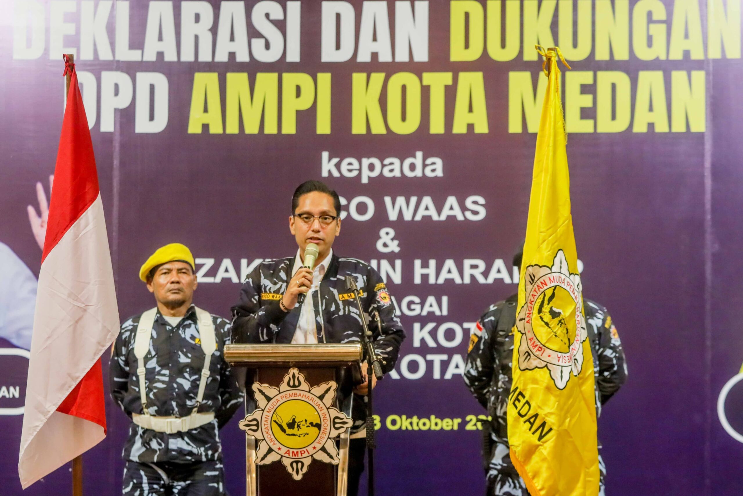 DPD AMPI Kota Medan Deklarasikan Dukungan Kepada Rico Waas di Pilkada 2024